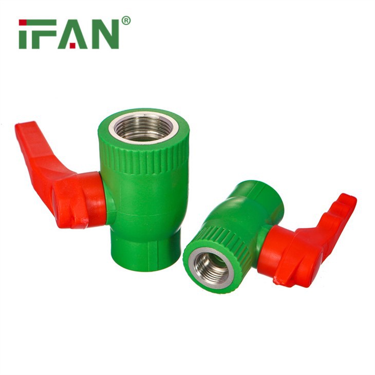 녹색 PPR 볼 밸브