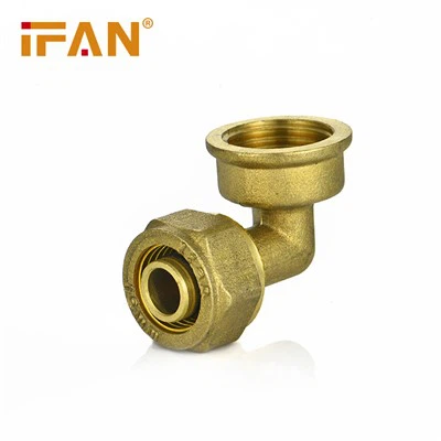 IFAN PEX 스레드 암 엘보우 압축 피팅